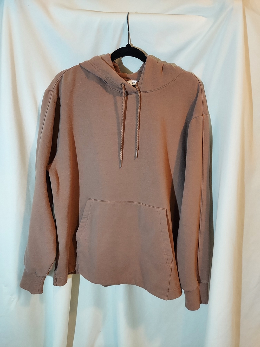 Athleta Retroplush Pullover Hoodie - Relaxed Fit - Muted Brown/Tan - Size L